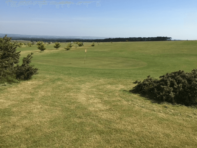 View of the course in Spring